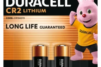 Pila de Litio CR2 DURACELL 3V Pack 2 Unidades