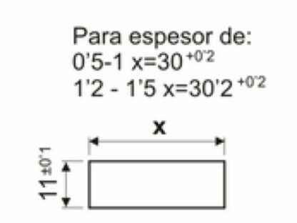 Pulsador OFF-(ON) 32x14mm 16A/250V, 125ºC, Homologado ENEC - Imagen 4