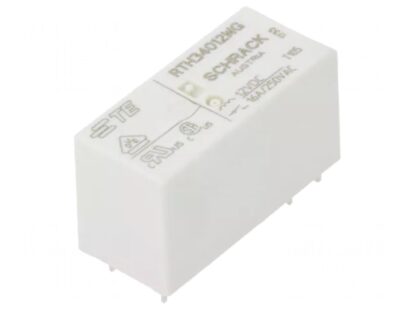 Relé 12VDC 16A/250V 105ºC SPST-NO 2+4pin RTH34012WG