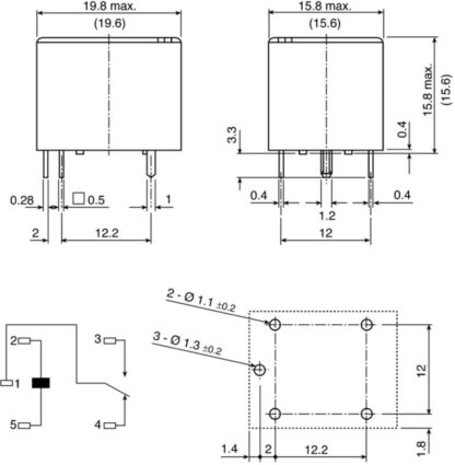 Relé OMRON 24VDC 10A SPDT G5LA-14 24VDC G5LE-1 24VDC - Imagen 4