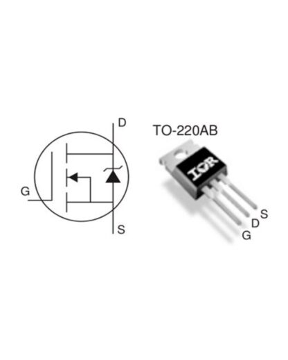 Transistor IRF1404Z IRF1404ZPBF TO-220 HEXFET - Imagen 4