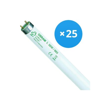Tubo Fluorescente OSRAM (25 unidades) T8 Lumilux 58W/865 150cm - Imagen 3