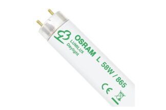 Tubo Fluorescente OSRAM (25 unidades) T8 Lumilux 58W/865 150cm