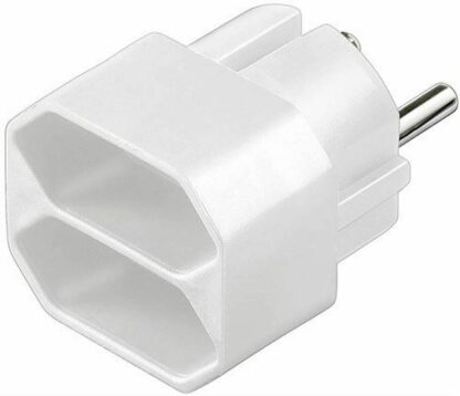 Adaptador Macho Schuko a Doble Hembra CE, 1150W máx. - Imagen 2