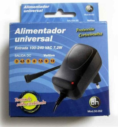 Alimentador 3---12V/600mA 7,2W + 1-USB + 1-MINI USB + 1-MICRO USB - Imagen 3
