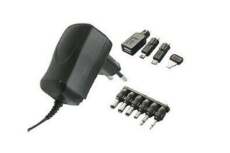 Alimentador 3---12V/600mA 7,2W + 1-USB + 1-MINI USB + 1-MICRO USB
