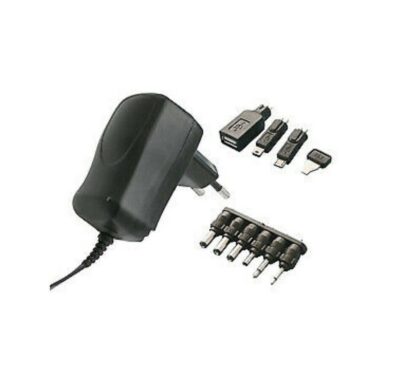 Alimentador 3---12V/600mA 7,2W + 1-USB + 1-MINI USB + 1-MICRO USB