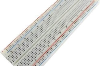 Bandeja de Pruebas 830 Puntos Breadboard 165x55mm