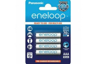 Baterias AAA 1,2V/750mAh Eneloop Panasonic BK-4MCCE/4BE (4 Unidades)
