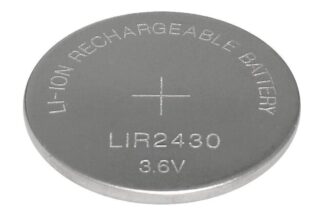 Bateria Recargable Ion litio botón 3,6V 60mAh LIR2430