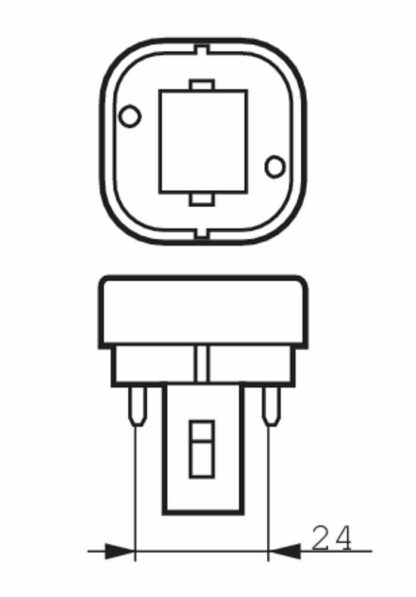 Bombilla Philips G24d-1 (2 PINES) 13W - Imagen 3