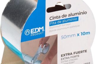 Cinta Aislante de Aluminio Alta Temperatura 10m x 50mm