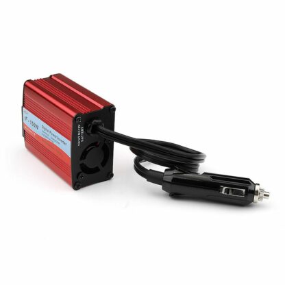 CONVERTIDOR DC-AC 12V-220V + x2 USB 150W, CONECTOR MECHERO, "CE" IF-150W - Imagen 3