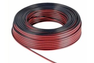 Cable Paralelo Altavoz 2x1,5mm² Cobre Rojo/Negro LSHZ 100m