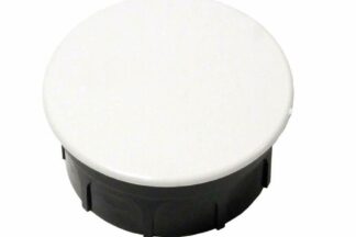 Caja eléctrica redonda de empotrar 80Øx40mm con tapa