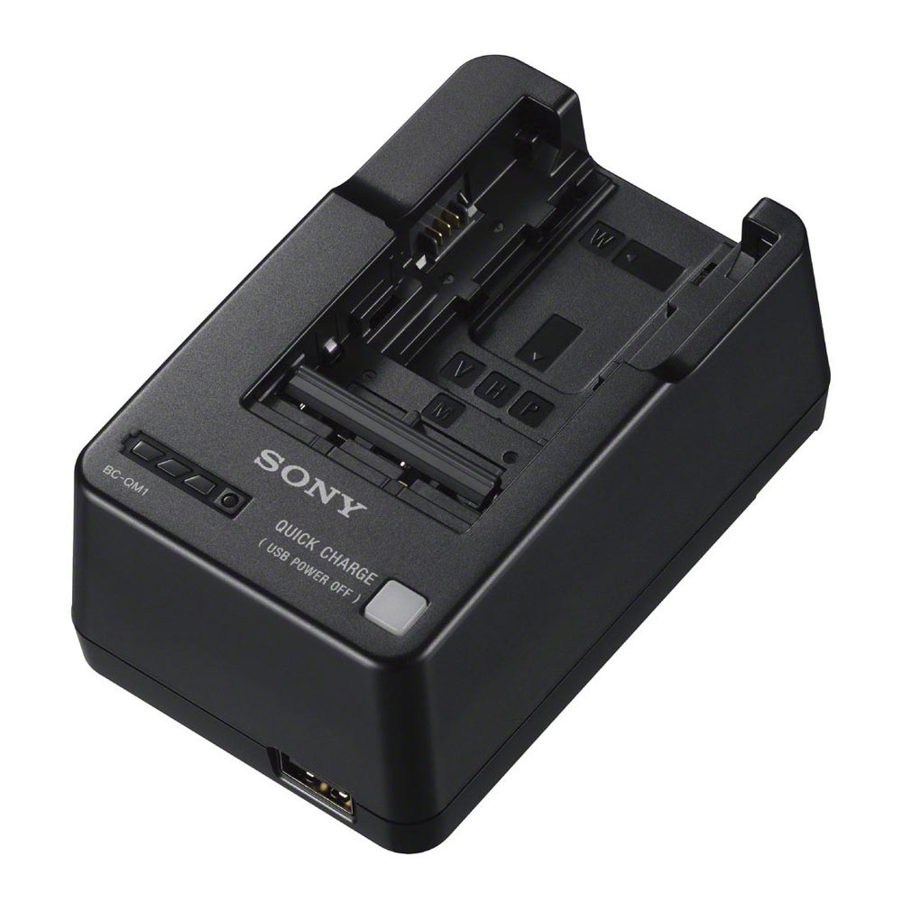 Cargador SONY BC-QM1 para Cyber-shot, Handycam y Alpha