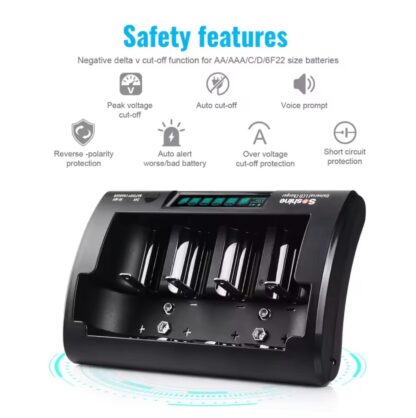 Cargador Universal LCD Profesional, Li-on Ni-Mh LiFePO4 - Imagen 2
