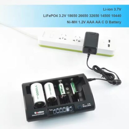 Cargador Universal LCD Profesional, Li-on Ni-Mh LiFePO4 - Imagen 3