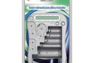 Comprobador/tester universal para pilas y baterías