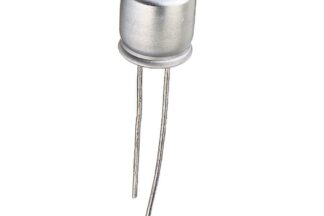 Condensador 560uF 6,3V 105º, Ø6,3x8mm Polymer Aluminium