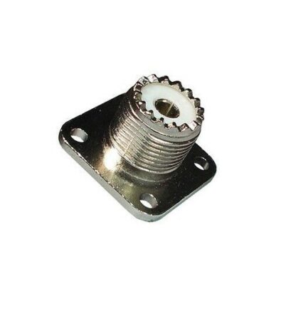 Conector UHF Hembra SO-239 chasis, fijación tornillos - Imagen 4