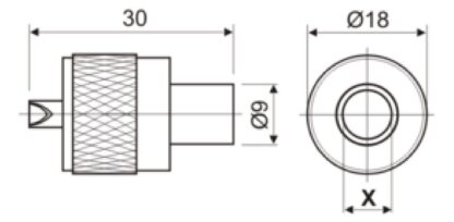 Conector UHF Macho a Torsión (PL-259-6) para Cable RG-58 - Imagen 3