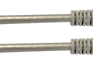 Conexión Antena TV 3m, Alta Calidad Cable RG-59 Gris
