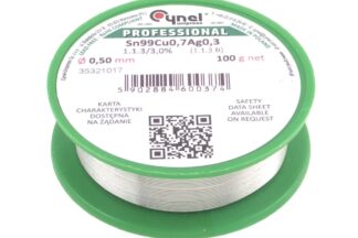 Estaño Fino 0,5mm 100gr Sn99/Ag0,3/Cu0,7 SAC0307 CYNEL