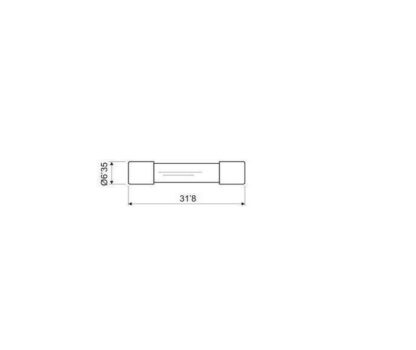 Fusible 4A 6x32mm F rápido 100uds - Imagen 3
