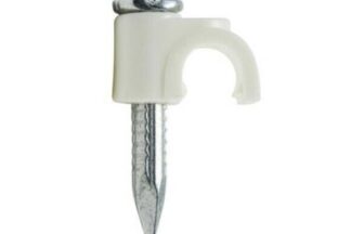 Grapa cable redondo 8mm (100 Unidades)