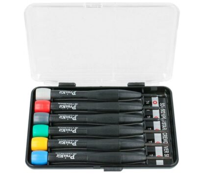 Juego destornilladores de precisión (6) TORX T4, T5H, T6H, T7H, T8H, T9H x20mm - Imagen 3
