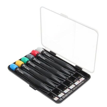 Juego destornilladores de precisión (6) TORX T4, T5H, T6H, T7H, T8H, T9H x20mm - Imagen 4