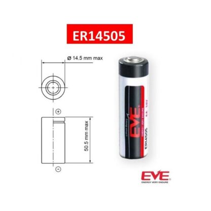 Pila Litio Li-SOCl2 3,6V 2700mAh EVE AA/ER14505/LS14500 - Imagen 3