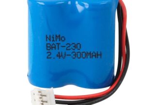 Bateria Teléfono Inalámbrico 2,4V/300mAh *3 pin* 30x29x14,5mm NIMO