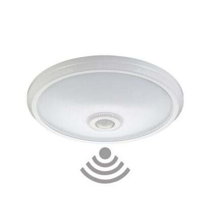 Plafón Superficie Sensor de Movimiento+Crepuscular 2 x E27