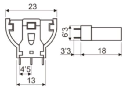 Portapilas CR2016,CR2025 y CR2032, PCB Vertical - Imagen 3