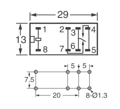 Relé OMRON G2R-1-E-12VDC 12 V DC 16 A - Imagen 3