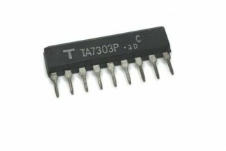 TA7303P C.I. TOSHIBA, FM IF Amplifier and Discriminator, CAPSULA SIP 9P