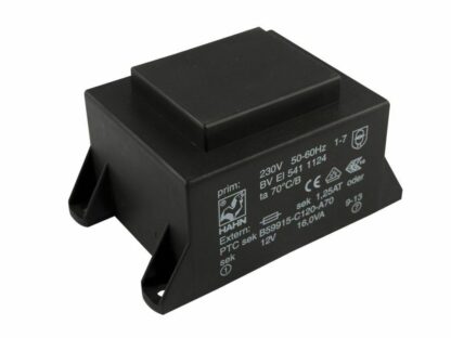 TRANSFORMADOR Alimentación PCB, 12V 16VA 70ºC BVEI5411124
