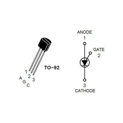 TRANSISTOR 2N6027, TO-92 (10 Unidades) - Imagen 3