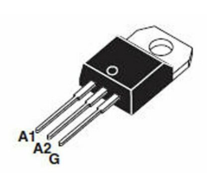 TRIAC BTA06-400B BTA06-400BRG, STMicroelectronics - Imagen 3