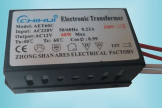 Transformador Electrónico Bombillas 12V, Máx.60W