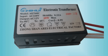 Transformador Electrónico Bombillas 12V, Máx.60W