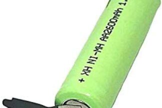 Batería AA/R6 recargable Ni-Mh 2600mAh, para soldar