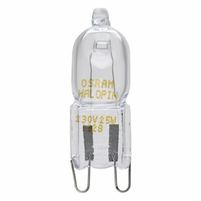 Bombilla G9 halógena lámpara Hornos 300ºC 230V 25W de OSRAM