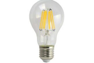 Bombilla LED clásica E27 de filamento A60 8W