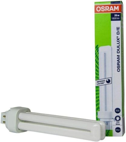 Bombilla PL Osram G24q-3 (4 Pines) 26W, 840/4000K - Imagen 4