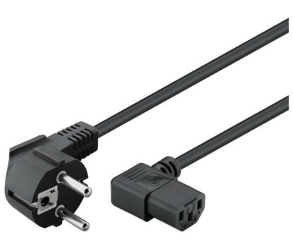 Cable Conexión Alimentación 3m CEE7/7 a IEC320-C13 Acodado