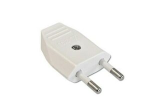 Clavija de enchufe recta 10A/250V, espigas 4mm