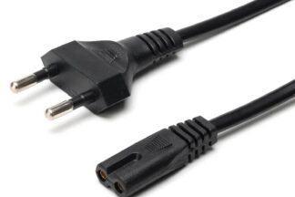 Cable Alimentación 0,5m Negro, CEE7 a C7 Tipo "8"